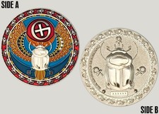 Egyptian Scarab Geocache Challenge Coin  3#E