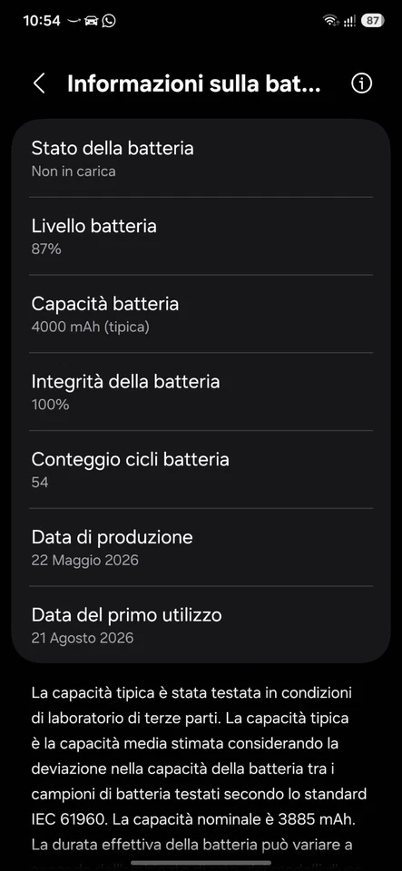 Samsung Galaxy S25 · 128GB, foto 2 di 5