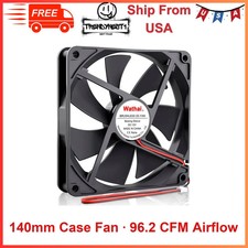 140mm Case Fan 12V DC Brushless High Performance Cooling Fan 140x25mm For PSU