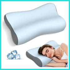 Cervical Neck Pillow, Contour Memory Foam Pillows for Neck Pain Relief, Ergon...