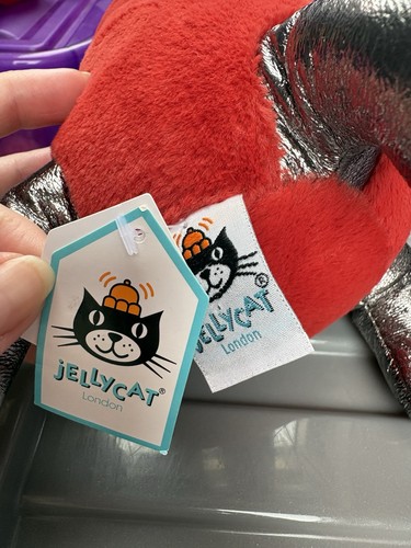 Jellycat Rocket Cosmopop Space étiquettes neuves rares étiquettes filet à la retraite - Photo 2/8