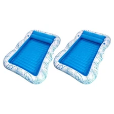 Splosh Inflatable Pool Bed Lounger For Adults - Swimming Pool Lounge Float 