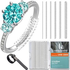 Ring Verkleinerung unsichtbar Silikon 6 Größen transparent lose Ringe