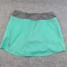 Simms Skirt Womens Medium Green Gray Stretch Athletic Outdoors Fishing Lined