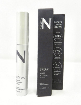 NULASTIN Brow Shape Altering Serum 0.1 oz / 3 mL Thick Fuller Looking Brows