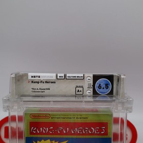 NES Nintendo Game KUNG-FU HEROES - WATA GRADED 6.5 A+! ROUND SOQ! NEW & Sealed!