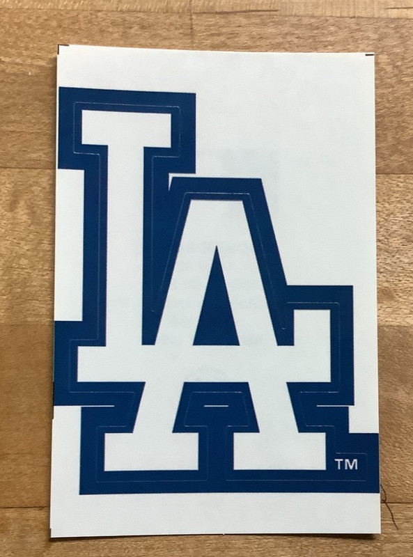 NEW MLB Los Angeles Dodgers UNUSED Sticker #14 of 30