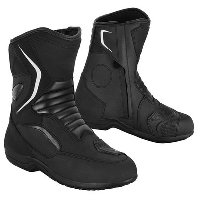 Herren-Motorrad-Lederstiefel   Touring- & Adventure-Motorradschuhe mit CE-Schutz
