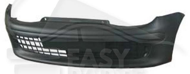 Pare-choc avant noir pour Fiat Seicento 1998-2000 | Rénovation carrosserie