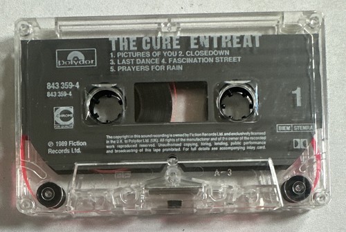 The Cure - Entreat - Cassette Tape FIXHC17 Play Tested EX / EX Condition - Picture 6 of 7