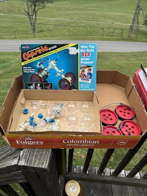 Vintage Capsela 200 Science Toy Set #80-9200 w/ Box & Booklet Untested