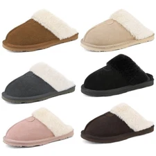 Women Slippers Warm House Shoes Slip On Soft Shoes Outdoor Shoes