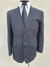 ⭐️ HENRY POOLE  SAVILE ROW LONDON HAND MADE SUIT 40 REGULAR  ⭐️