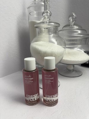NEW Victoria's Secret PINK FRESH & CLEAN Body Mist Spray Lot Of 2
