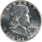 1950 Franklin Silver Half Dollar Choice Proof+ Uncertified #929