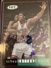 Alabama Basketball Schea Cotton Signed card 