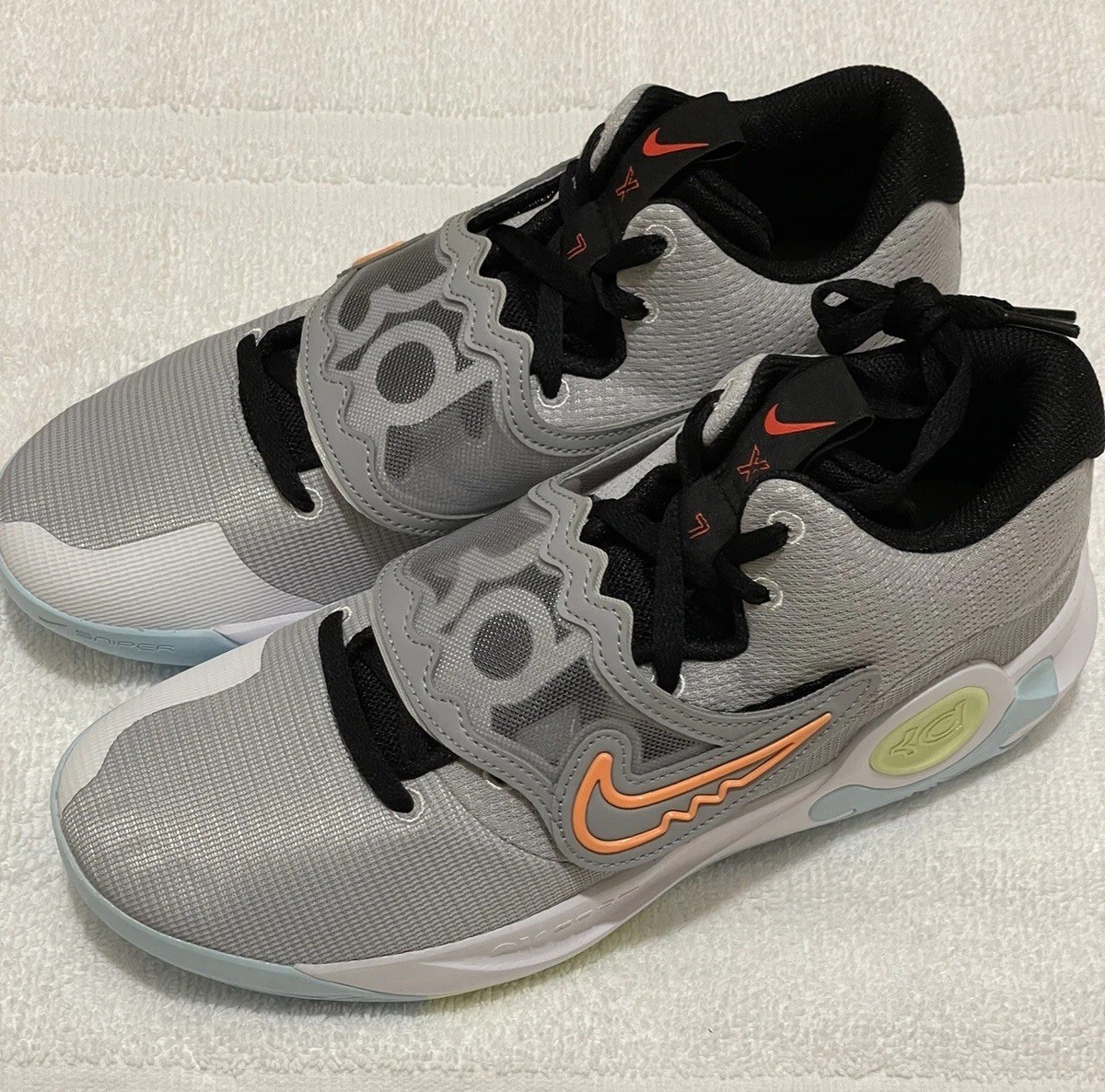 Nike Basketball Shoes KD TREY 5 X Wolf Grey White Volt 