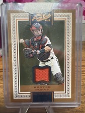 2016 Panini Prime Cuts - Base I Relics Buster Posey #77 Bronze 42 /49 (MEM)