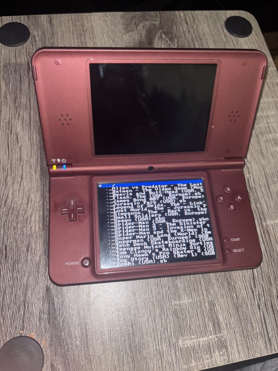 Nintendo DSi XL ~ Burgundy ~ (MOD) (TWILIGHT) | eBay