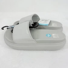 Reef Sandals Women 9 New Cushion Gray Bondi Bay Slides $60