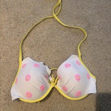 Victoria's Secret Women's Bikini Top 34DD Vintage Swim