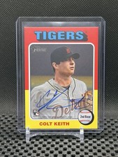 Colt Keith RC 2024 Topps Heritage  Real One Auto #ROA-DR  - Tigers