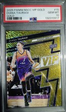 2025 Panini NSCC VIP Gold Diana Taurasi Gold /10 PSA 10 Phoenix Mercury LEGEND!
