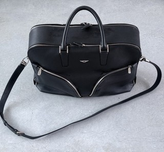 Bentley Black Leather business overnight bag