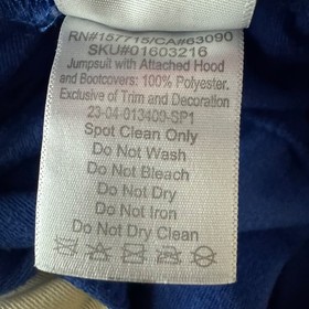 Sonic the Hedgehog Plush Costume Jumpsuit | Kids XS Hooded Character Outfit EUC