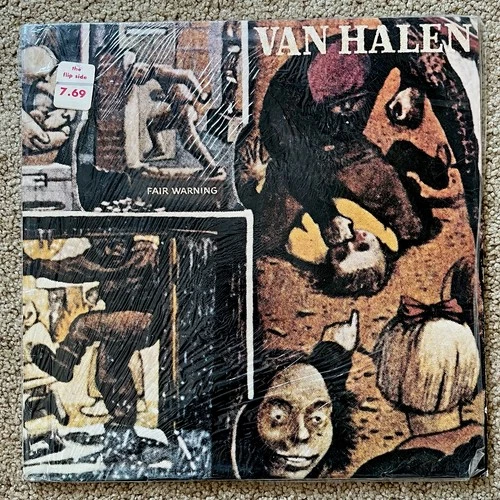 VAN HALEN - Fair Warning LP w/ Inner 1981 Warner Bros HS3540 Tested Vinyl * /VG+