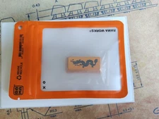 RAMA Enter Gold Dragon GMK Red Dragon Aluminum Keycap Artisan NEW