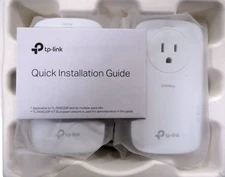 TP-Link AV2000 Powerline Ethernet Adapter TL-PA9020P KIT – 2 Gigabit Ports  USED