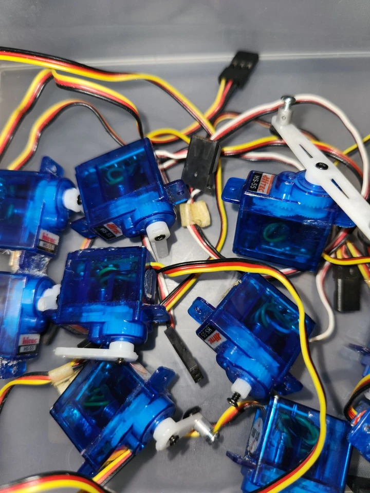 Lot of (10) Hitec ~ HS-55 Economy Feather Sub Micro Servo - Image 3 of 4