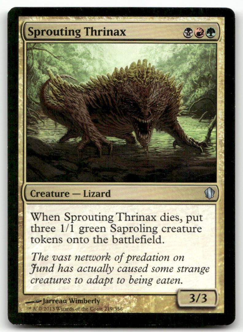 Sprouting Thrinax Commander 2013 MTG Lightly Played
