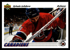 1991-92 Upper Deck Sylvain Lefebvre #171 Montreal Canadiens NHL Hockey