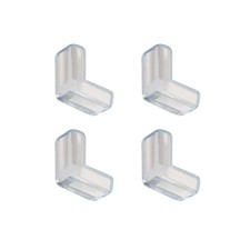 3X 4 Pieces Clear Safety Soft Plastic Table Desk Corner Guard Protector C9O3 
