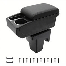 Armrest Box For 2012-2018 Ford Focus Mk3 Double Layer Space Box With Cup Holder