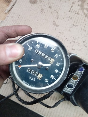 Honda Cb350 Gauge Cluster Cl350 Speedometer Tach Cb250 Cb360 - Bild 6 von 13
