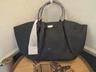 Newbella Vegan Leather Tote Bag, Large New,  Black