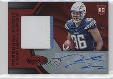 2016 Certified Freshman Fabrics Signatures Mirror Red /99 Hunter Henry Auto 0a6