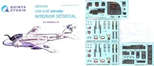 Quinta Studios 1/48 A-6E INTRUDER DECAL COLORED INTERIOR SET Hobby Boss
