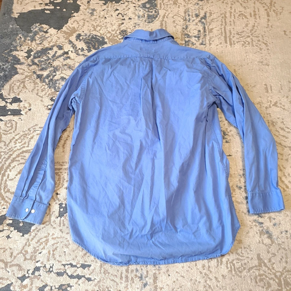 Vintage Polo Button Up Shirt Mens Size Large 100% Cotton - Image 2 of 4