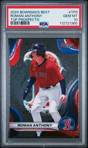 2024 Bowman's Best Roman Anthony #TP-3🔥PSA 10🔥POP 14🔥