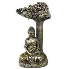 Solar LED Dekofigur Buddha Statue Garten Solarleuchte Gartenfigur Solarlicht