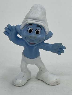 The Smurfs - Crazy Smurf 2013 3”Action Figure PVC Plastic Peyo Toy