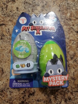 Pet Simulator X Series 1 Big Games 2 Pack Mystery Eggs w/ Rare DLC Code NEW