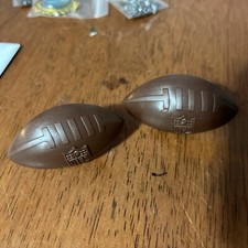Set Of 2 Plastic Kid Football Rings NFL