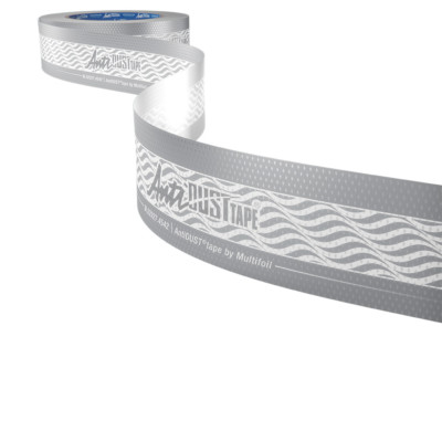 AntiDUST -Klebeband mit Membranen 42mm 6,5lfdm/Rolle Stegplatten Anti Dust Tape 