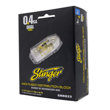 Stinger SHD822 MIDI Distribution Block Double Fused Multi Gauge 1-Input/1-Output