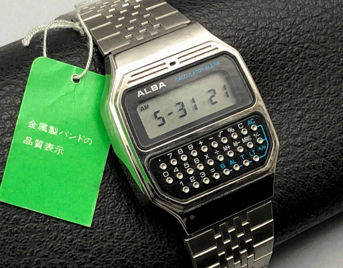 ALBA SEIkO カリキュレーター Y739-5000 デジタル腕時計 ALBA カル